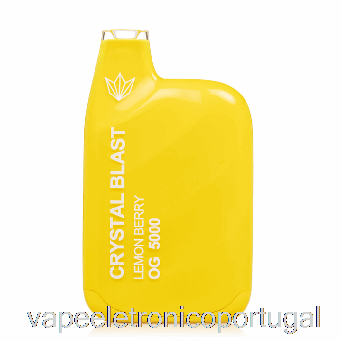 Vape Eletrônico Crystal Blast Og5000 Descartável Limão Berry